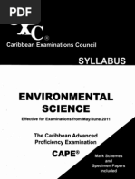 Download environmental Science CAPE syllabus by tevin_prawl SN168089618 doc pdf