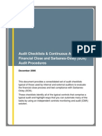 Audit Checklists