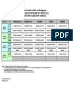Term-1 Schedule End-Term (Sep-2013) PGDM Batch 2013-15