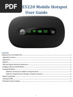 Huawei E5220 Hotspot - User Guide 