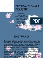 Proses Ekstraksi Skala Industri