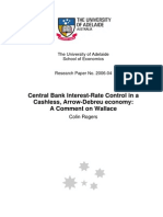 Central Bank Interest-Rate Control in a Cashless, Arrow-Debreu Economy; A Comment on Wallace.pdf