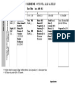 Time Table Kotla