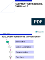 Ab1002 - Development Workbench & Abap4 Dictionary - V2.0: India Sap Coe, Slide 1