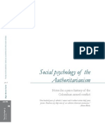 Social Psychology of The Authoritarianism: Notes For A Psico-History of The Colombian Armed Conflict