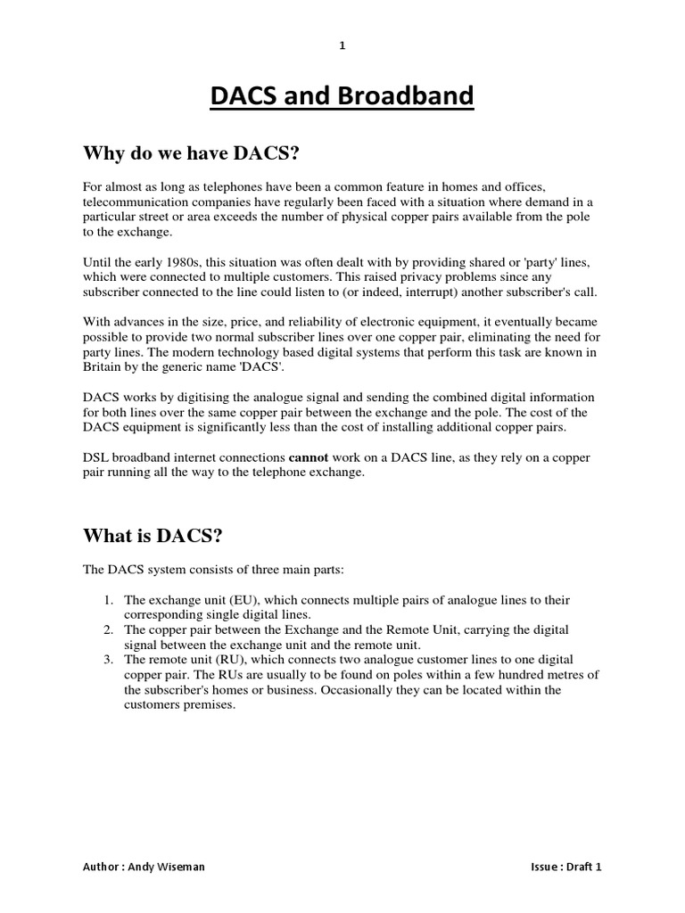 What is DACS Electronics Computing