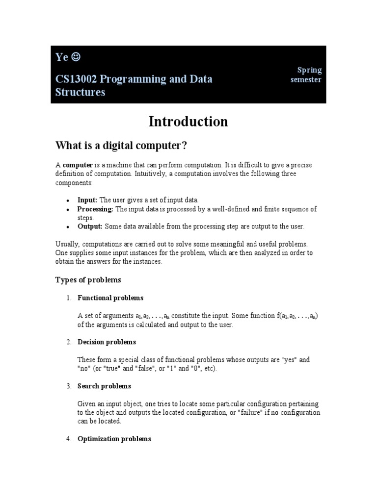 C Notes Iitkgp | PDF | Integer (Computer Science) | Central Processing Unit