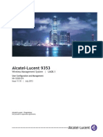NN10300074UA08.1 - V1 - Alcatel-Lucent 9353 Wireless Management System - User Configuration and Management