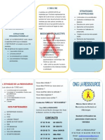 Brochure Ong La Ressource