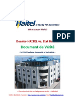 Document de VERITE de La HAITEL