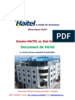 Document de VERITE de la HAITEL