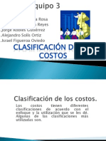 Clasificación de Los Costos