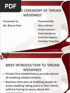 wedding planner project