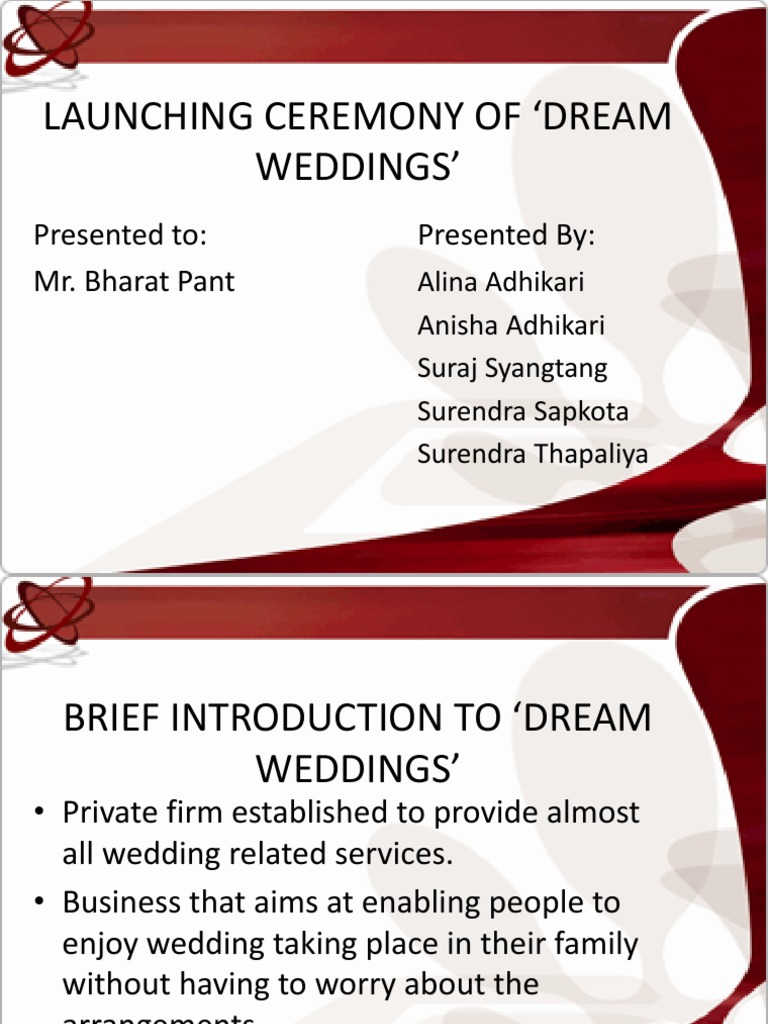 Wedding Planner Project | PDF | Wedding | Marriage