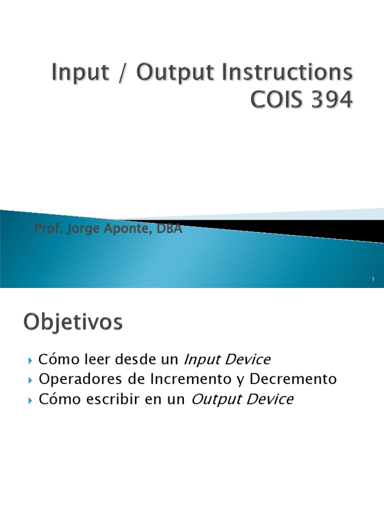 Pres3 Instruciones de Input Output 2012 JAVA | PDF | Programa de ...