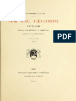 Numi Augg. Alexandrini : catalogo della collezione G. Dattari. Vol. II: (Tavole) / compil. dal proprietario
