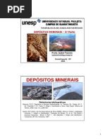 Aula 2 - Depósitos Minerais - Tipos I