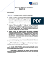 Regulación de terminales de transporte público en Venezuela