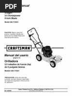 Craftsman Edger 536.772321 - L0606143