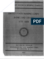 Ranks and Grades 1775-1969