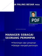 Kesalahan Paling Besar para Manager