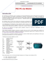 Comunicación PIC-PC Vía RS232