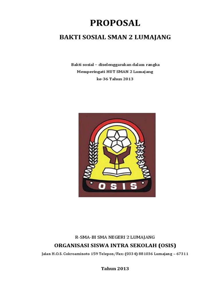 Contoh Makalah Bakti Sosial