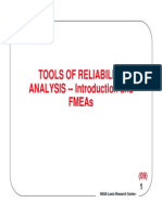 Reliability Analysis and FMEA Introduction