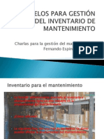 Modelos Para Gestion Del Inventario de Mantenimiento