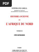HISTOIRE ANCIENNE de l'AFRIQUE DU NORD-par Stéphne Gsell-Tome 2