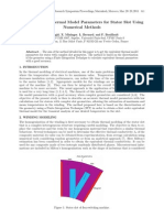 Determination of Thermal Model Parameters for Stator Slot Using Numerical Methods