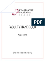 Faculty Handbook Aug 2012