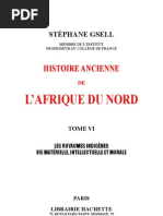 HISTOIRE ANCIENNE de l'AFRIQUE DU NORD-par Stéphane Gsell-Tome 6