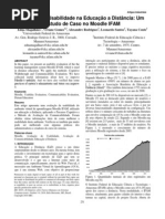 Impacto da Usabilidade na Educação a Distância