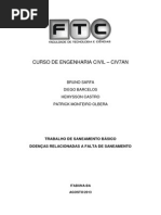 TRABALHO SANEAMENTO BÁSICO