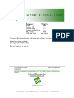 Green Glass Cleaner - 252