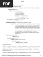 Download Give Me  Liberty or I Quit by Thomas Bartlett The Chronicle of Higher Education by David Sessions SN168196836 doc pdf