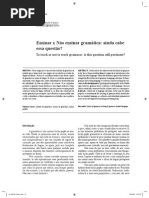 Ensinar X Nao Ensinar Gramatica Ainda Cabe Essa Questao