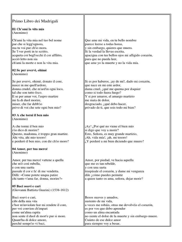madrigali monteverdi pdf amor science