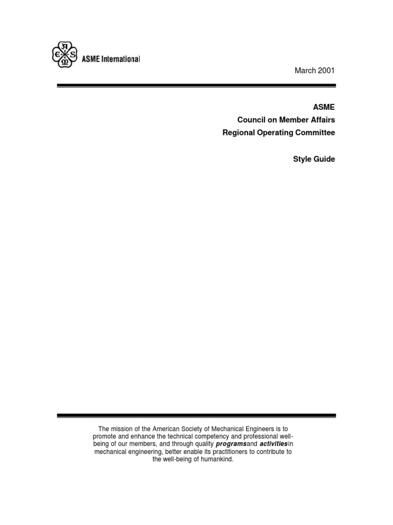 ASME Style Guide for Effective Writing | PDF | Ambiguity | Acronym