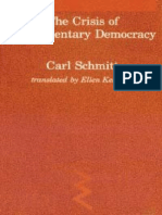 Carl Schmitt - The Crisis of Paliamentary Democracy
