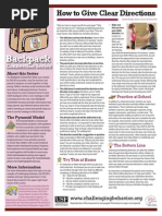 Download How to Give Clear Directions by Pyramid Model Consortium SN168211323 doc pdf