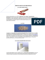 Alimentos Ricos en Proteinas