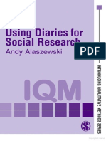 Using Diaries for Social Research