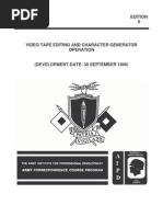 Download Video Tape Editing and Character Generator Operation SS 05518 by scenicradio SN16823963 doc pdf