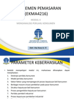 MANAJEMEN PEMASARAN (EKMA4216) - Modul 4