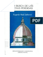 5185047 Eugenio Raul Zaffaroni en Busca de Las Penas Perdidas