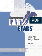 Etabd shear wall design