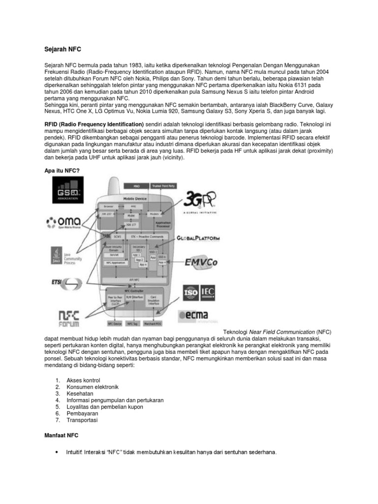 Sejarah NFC | PDF | Komputer