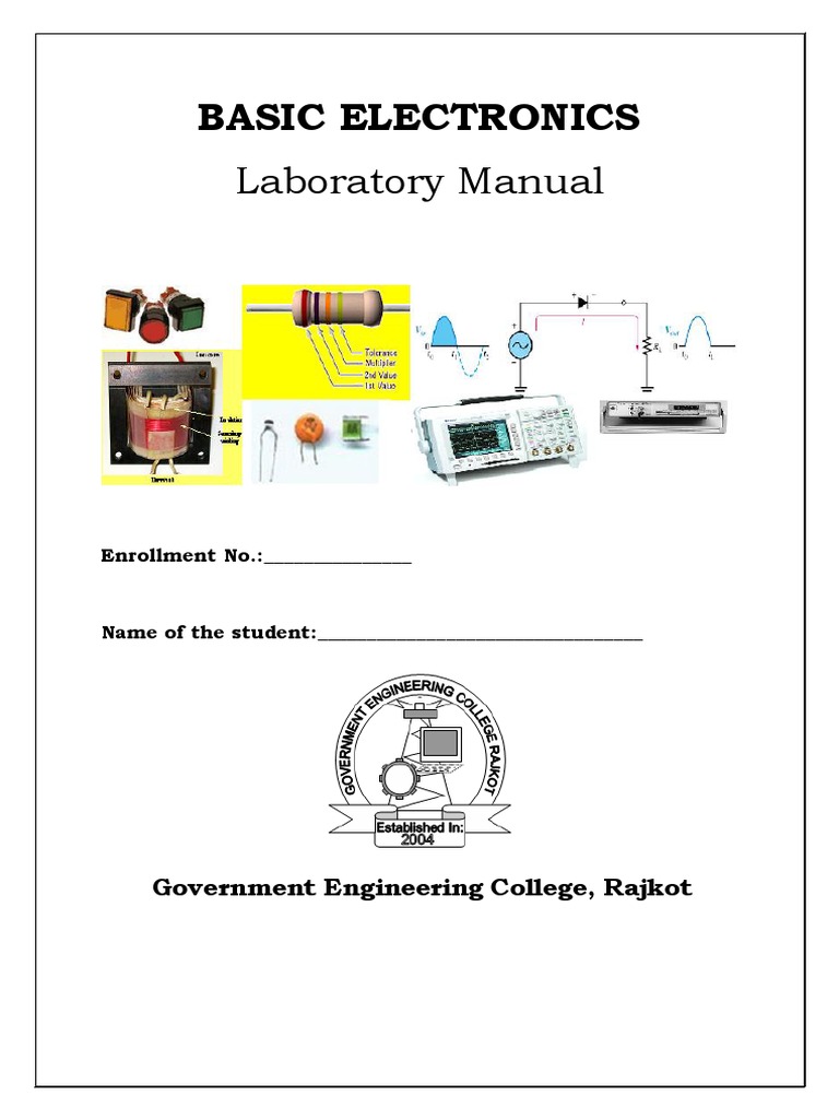 Basic Electronics Lab Manual | PDF | Rectifier | P–N Junction